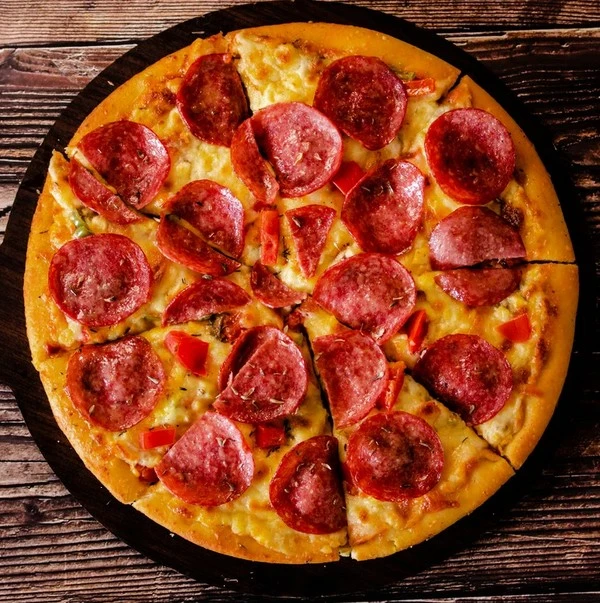 Delicious Pepperoni Pizza at Star 6 Pizza in Richmond, BC
